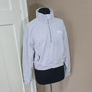 PAJAR Half-Zip Slightly Cropped Pullover Warm Heathered